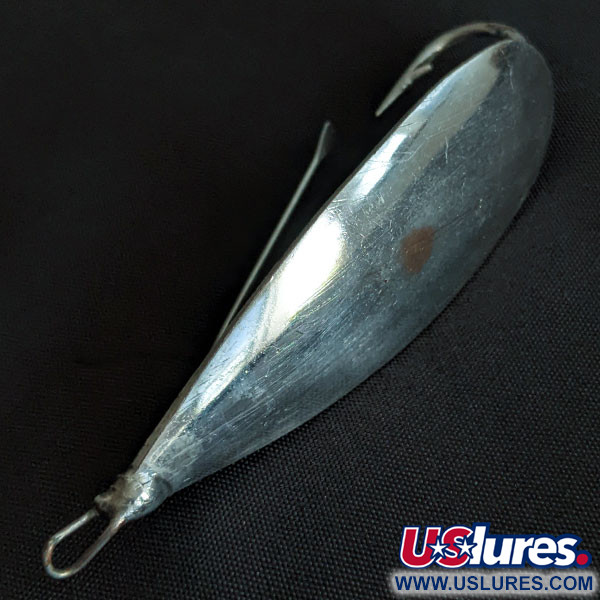 Vintage   Johnson Silver Minnow, 2/5oz silver fishing spoon #21677