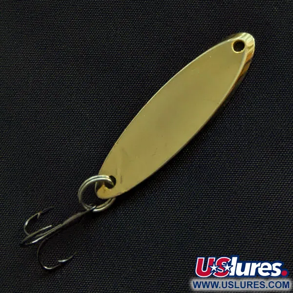 Vintage Acme Kastmaster, 1/4oz gold fishing spoon #21681