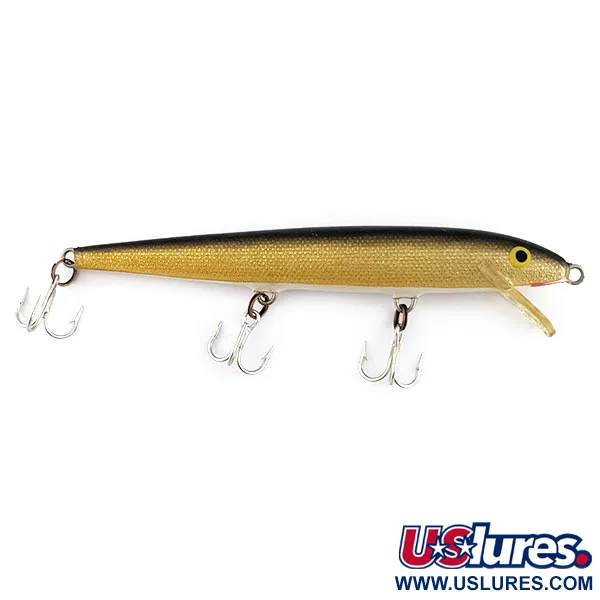 Vintage   Rapala Original Floater F11, 3/16oz G (Gold) fishing lure #21685
