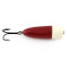 Vintage   Atlantic Lures Crack popper, 3/16oz red/white fishing lure #21696