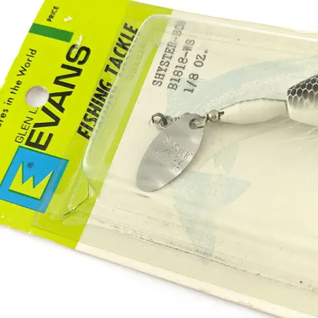Glen Evans Shyster-BOB, 3/16oz silver spinning lure #21700