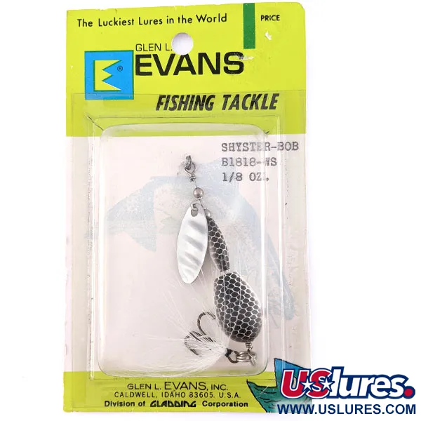   Glen Evans Shyster-BOB, 3/16oz silver spinning lure #21700