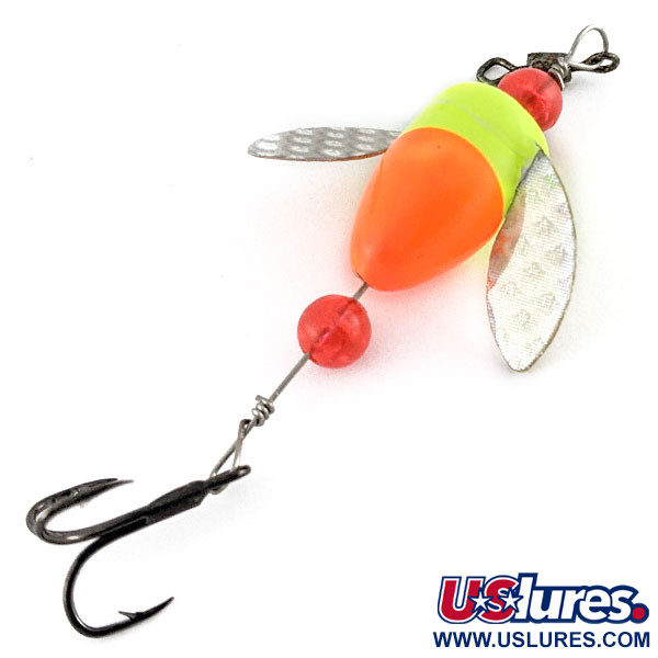 Vintage  Yakima Bait Spin-N-Glo, 1/16oz Flame CHR (FLCH-WH)
White
 fishing #21705