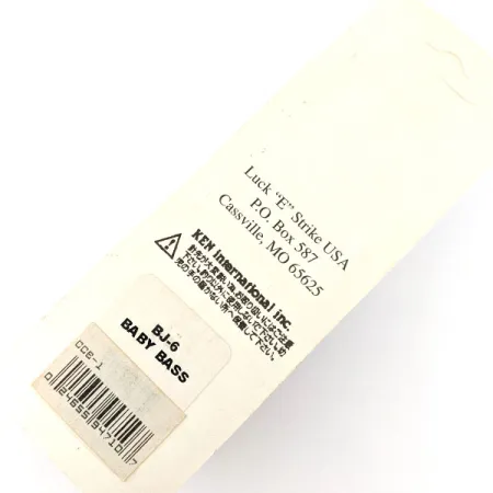 Vintage Luck E Strike Rogers Big Jim , 1/4oz Bass fishing lure #21710