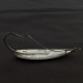 Vintage   Johnson Silver Minnow, 3/4oz nickel fishing spoon #21722