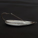 Vintage   Johnson Silver Minnow, 3/4oz nickel fishing spoon #21723