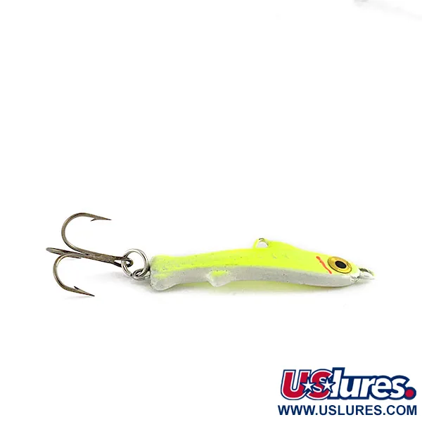 Vintage Worth Jig, 1/4oz yellow fishing spoon #21725