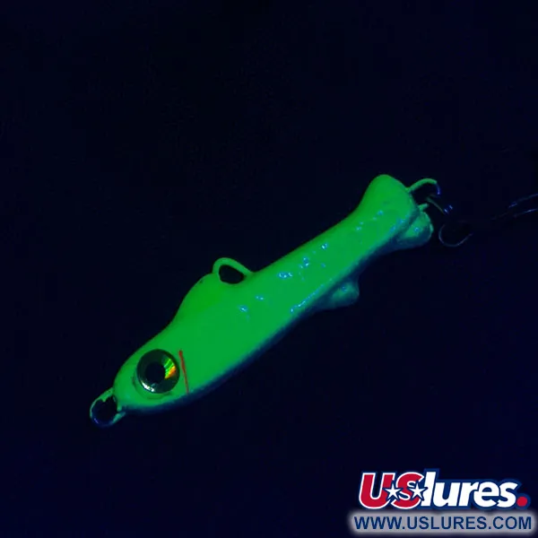 Vintage Worth Jig, 1/4oz yellow fishing spoon #21725