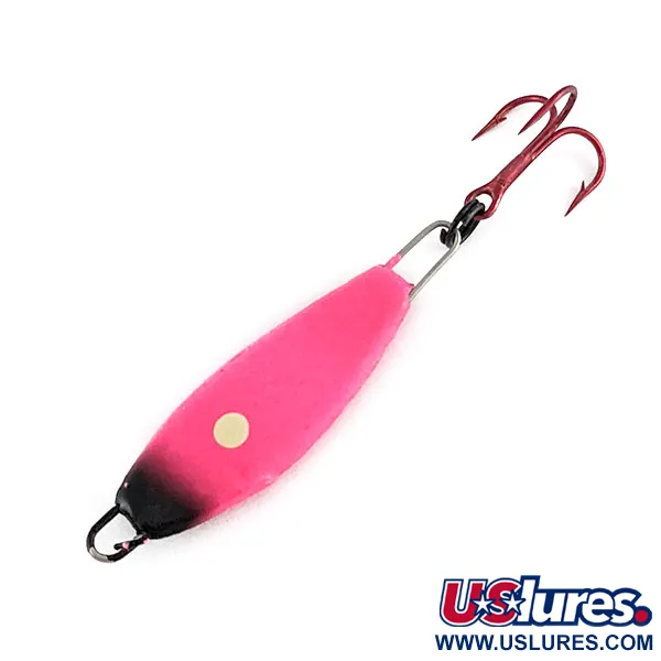 Vintage Worth Jig, 2/5oz Pink fishing spoon #21727