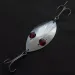 Vintage  Hofschneider Red Eye Wiggler, 1oz nickel/red eyes fishing spoon #21728