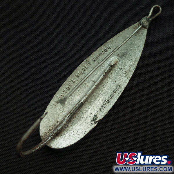 Vintage   Johnson Silver Minnow, 1/3oz silver fishing spoon #21732