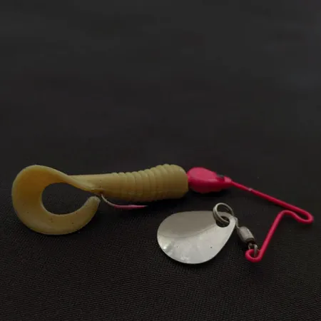 Vintage Worth Spinnerbait, 3/32oz nickel/pink fishing #21740