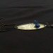 Vintage   Gibbs Ruby Eye Wiggler, 1oz gold/blue eyes fishing spoon #21745