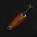 Vintage  Luhr Jensen Hot Shot W, 3/64oz nickel/red fishing spoon #21748