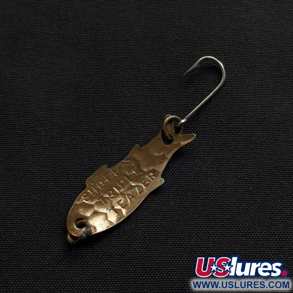 Vintage   Shoff's Triple Teazer, 1/32oz copper fishing spoon #21750