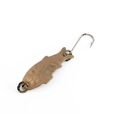 Vintage Shoff's Triple Teazer, 1/32oz copper fishing spoon #21750