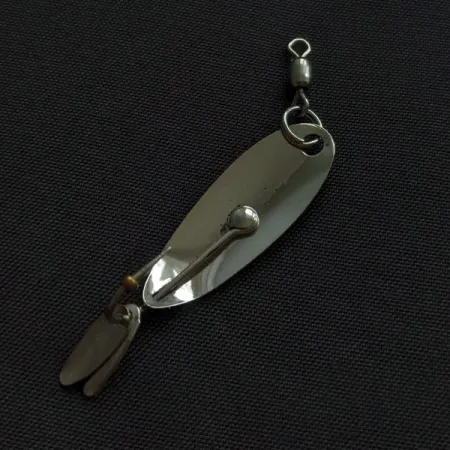 Vintage Hildebrandt Spinners Hildebrandt Shad King, 3/64oz nickel fishing spoon #21752