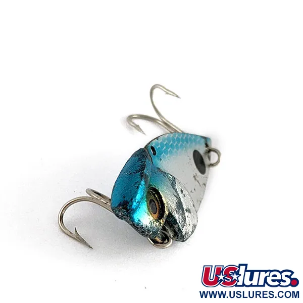 Vintage   Cotton Cordell Gay Blade, 2/5oz nickel/blue fishing spoon #21757