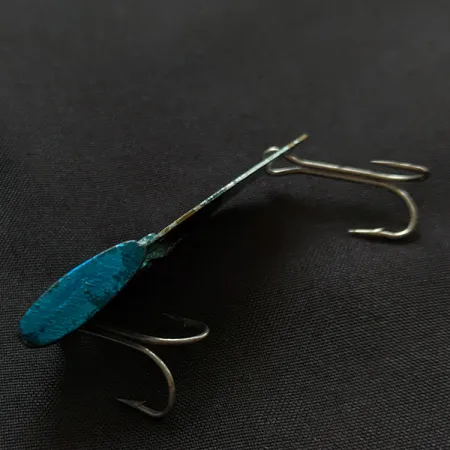 Vintage Cotton Cordell Gay Blade, 2/5oz nickel/blue fishing spoon #21757