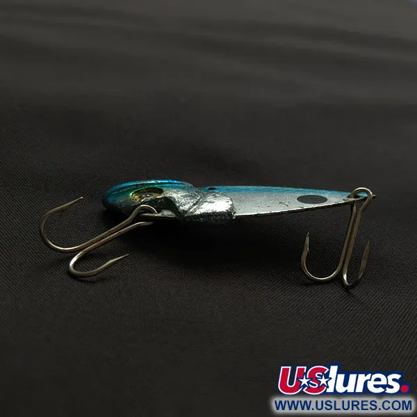 Vintage   Cotton Cordell Gay Blade, 2/5oz nickel/blue fishing spoon #21757