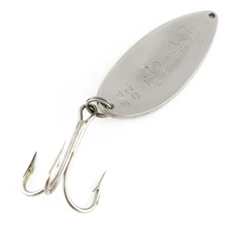 Vintage Seneca Little Cleo (Hula Girl), 3/4oz nickel/green fishing spoon #21764