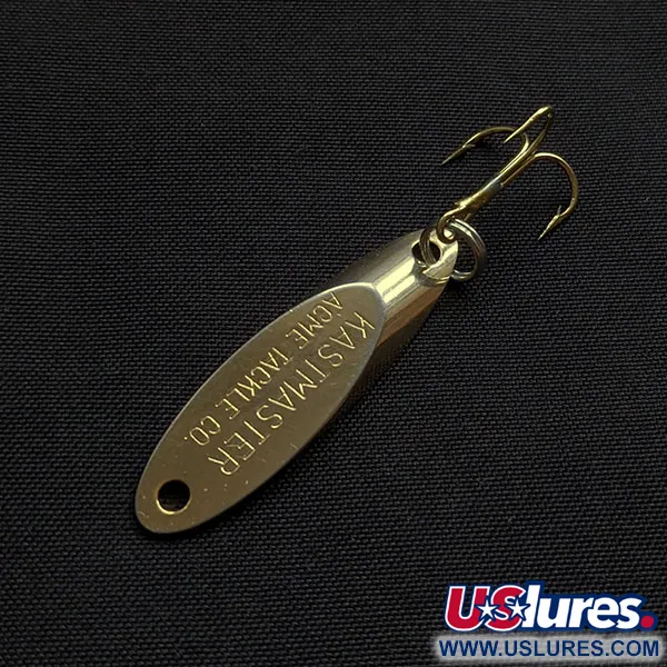 Vintage Acme Kastmaster, 1/8oz gold fishing spoon #21765