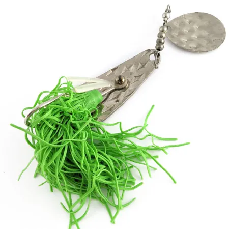 Vintage Strike King Timber Spin , 1/2oz nickel fishing spoon #21787