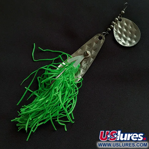 Vintage   Strike King Timber Spin , 1/2oz nickel fishing spoon #21787