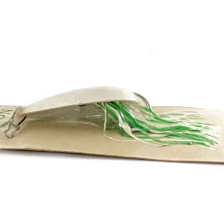 Hydro Lures Hydro Spoon, 1/2oz white/green fishing spoon #21789