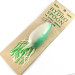  Hydro Lures Hydro Spoon, 1/2oz white/green fishing spoon #21789