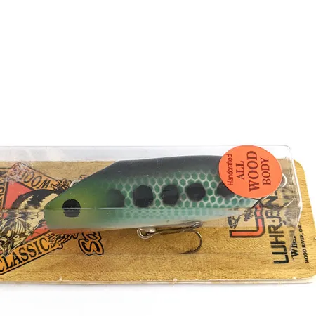 Luhr Jensen Bass Oreno Classic Woods , 1/2oz Black Bass fishing lure #21802
