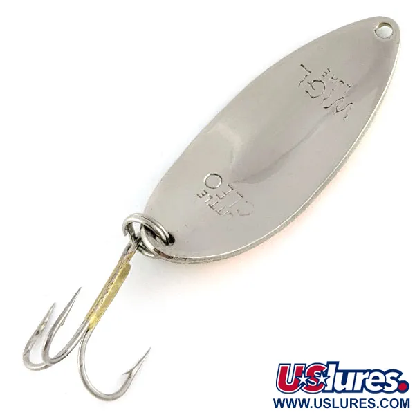 Vintage Acme Little Cleo (1980s), 2/5oz Fire tiger fishing spoon #21813