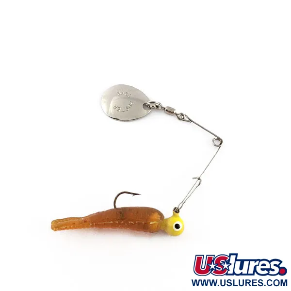 Vintage Bass Buster spinnerbait, 3/16oz nickel spinning lure #21819