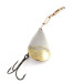 Vintage   Pflueger Diamond P Spinner, 1/2oz nickel/gold spinning lure #21824