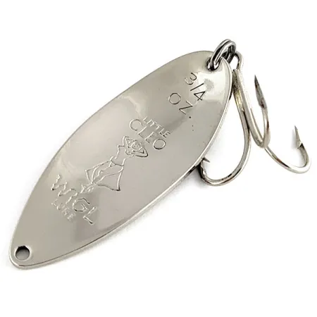 Vintage Seneca Little Cleo (Hula Girl), 3/4oz nickel fishing spoon #21833