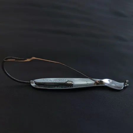 Vintage Frabill's Slim Demon Weedless , 1/2oz nickel fishing spoon #21837