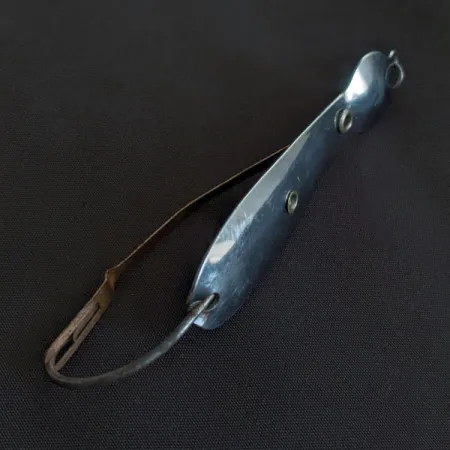Vintage Frabill's Slim Demon Weedless , 1/2oz nickel fishing spoon #21837