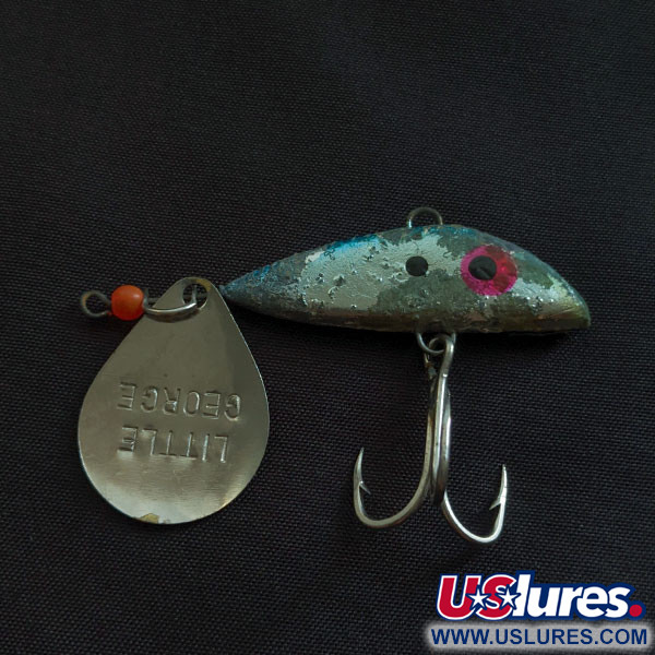 Vintage  Mann's Bait  Little George Tail Spinner​, 3/4oz nickel fishing #21857