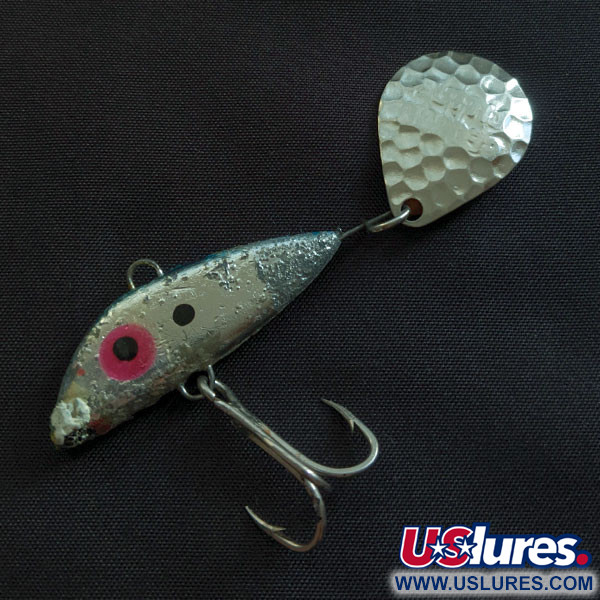 Vintage  Mann's Bait  Little George Tail Spinner​, 3/4oz nickel fishing #21857