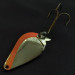 Vintage  Acme K.O. Wobbler, 1/2oz gold/orange fishing spoon #21871