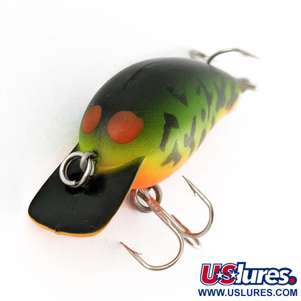 Vintage   Norman Baby N, 1/4oz Fire tiger fishing lure #21894