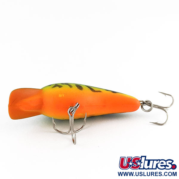 Vintage   Norman Baby N, 1/4oz Fire tiger fishing lure #21894