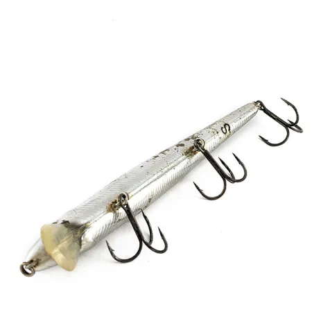 Vintage Strike King Wild Shiner, 1/2oz Silver fishing lure #21905