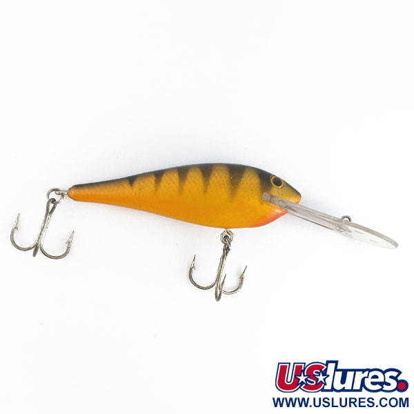 Vintage   Fred Arbogast Phred’s Shadeaux Wood , 1/2oz Tiger fishing lure #21906