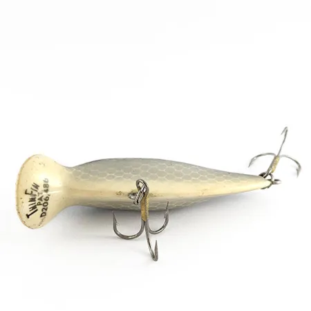 Vintage Storm Original Thin Fin, 1/3oz silver fishing lure #21919