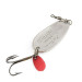 Vintage   Les Davis Hotrod, 1/4oz nickel/red fishing spoon #21929