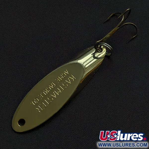 Vintage  Acme Kastmaster, 3/8oz gold fishing spoon #21932