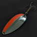 Vintage  Main liner  Main Liner, 2/5oz nickel/orange fishing spoon #21933