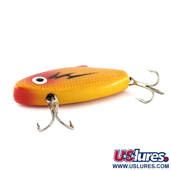 Vintage Kmart Kresge #41, 1/4oz yellow fishing lure #21951