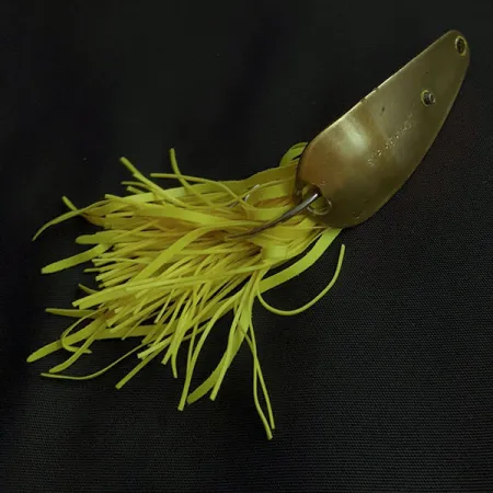 Vintage Strike King Timber King, 1/2oz brass fishing spoon #21954